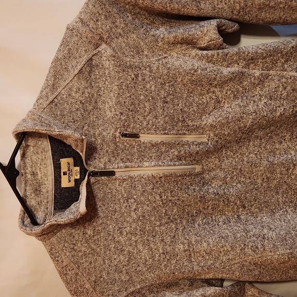 Woolrich Men's 1/4 Zip-Up, Pullover Sweater - Picture 3 of 8